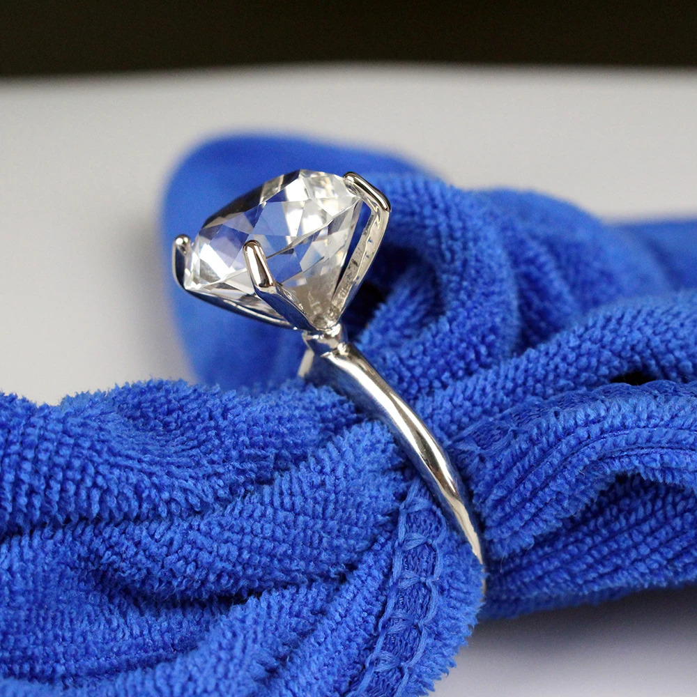 Изысканные кольца для салфеток с кристаллами и стразами свадебные вечерние