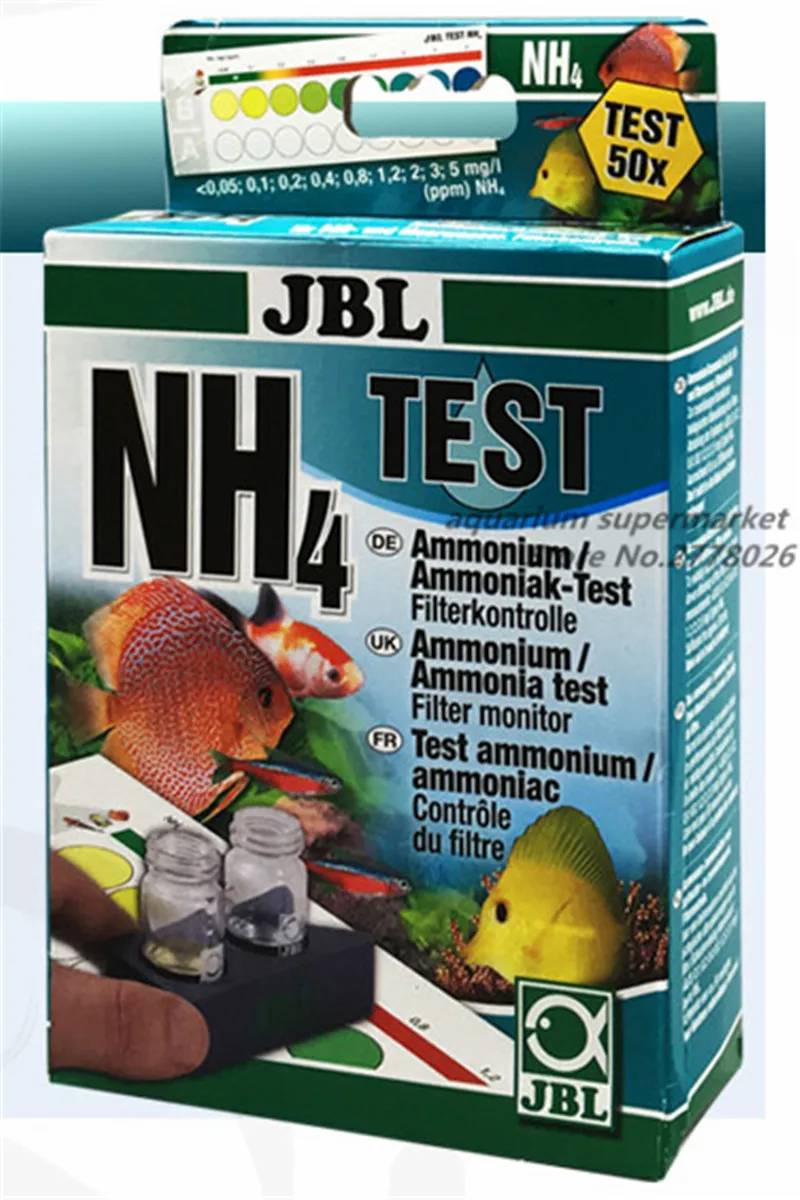 JBL тест-агент для воды комплект PH NO2 NO3 Ca Mg Cu O2 CO2 PO4 NH4 GH KH Fe аквариум для свежей воды