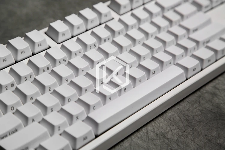 Pbt Передняя печатная PBT Keycaps oem профиль лазерная гравировка Передняя печатная Легенда Топ Печатный белый серый черный красный синий красный розовый