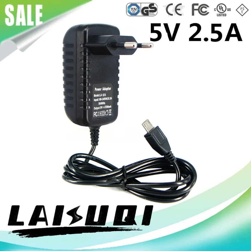 Адаптер питания Micro USB 5 в 2 А 50 шт. зарядное устройство с вилкой европейского