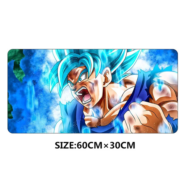 Большой 60x30 см DRAGON BALL Супер saiyan Мышь pad XL Игры Геймер игровой коврик Мышь клавиатура вычислить аниме стол подушки для настольного ПК - Цвет: Model C
