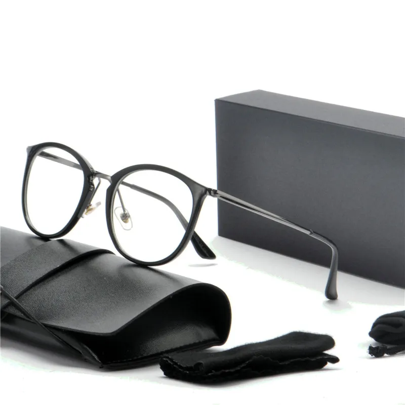 Ретро металлическая оправа очки негабаритные прозрачные линзы для мужчин и