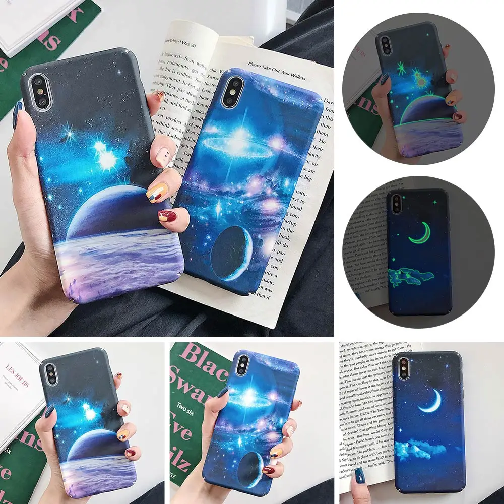 Starry Case For Samsung J4Plus J4 J6Plus J6 Space Phone Cover J8 Plus A40 A50 A70 Coque Capinhas Matter Fundas |