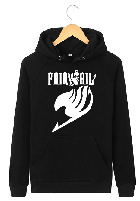 

[XHTWCY] Hip HOP Fairy Tail Hoodies guild logo hooded Jacket men and women hip hop Fairy Tail hoodies sweatshirt