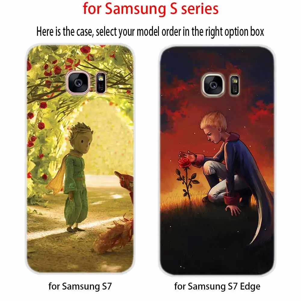 Мягкий чехол The Little Prince fox для Samsung Galaxy S7 Edge S8 S9 S10 S11 S20 S21 Plus Lite E Ultra | Мобильные