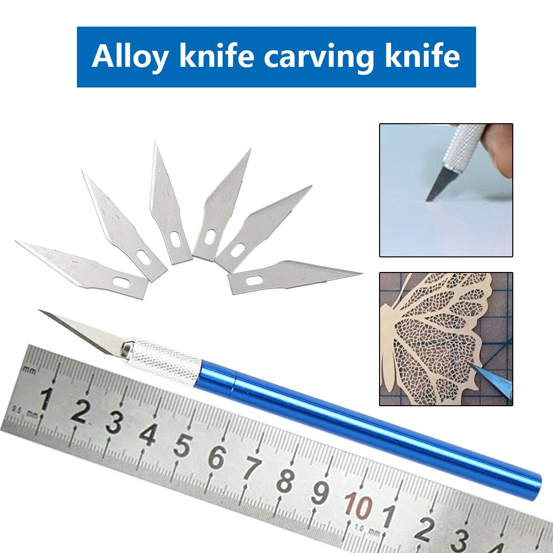 Металлическая ручка скальпеля ремесло Ножи резак для лазерной гравировки ножи