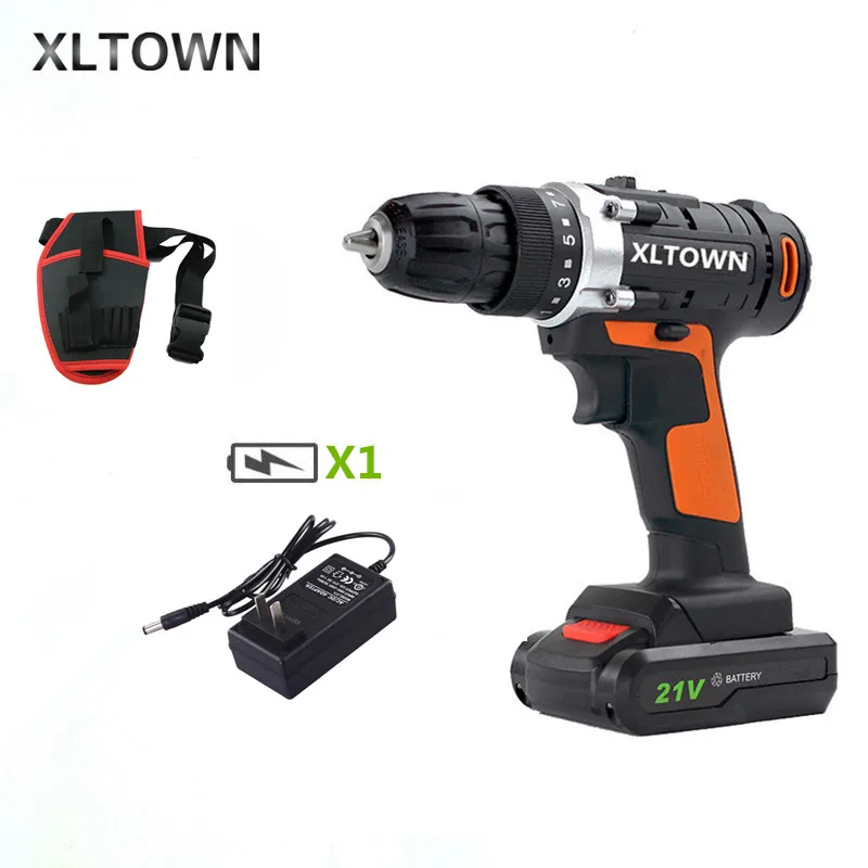Xltown21v перезаряжаемая литиевая электрическая отвертка на батарейках
