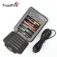trustfire smart intelligent lithium battery charger led 4 slots for 18650 18500 16340 14500 10440 rechargeable li ion battery