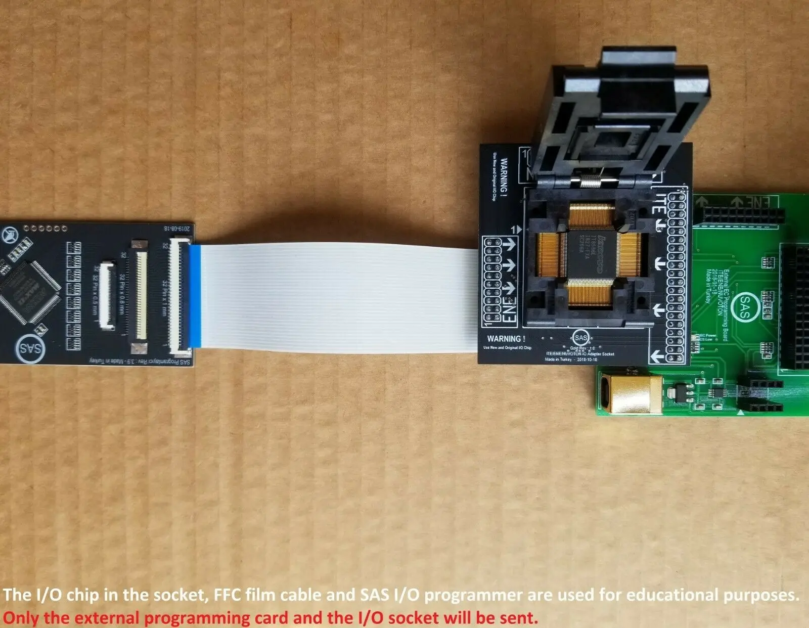 Bestellen ENE,ITE,Nuvoton Externe IO EG Programmierung Adapter (Für SAS Und Vertyanov V3,V2) Funktioniert Mit SAS Und Vertyanov I/O Programmierer