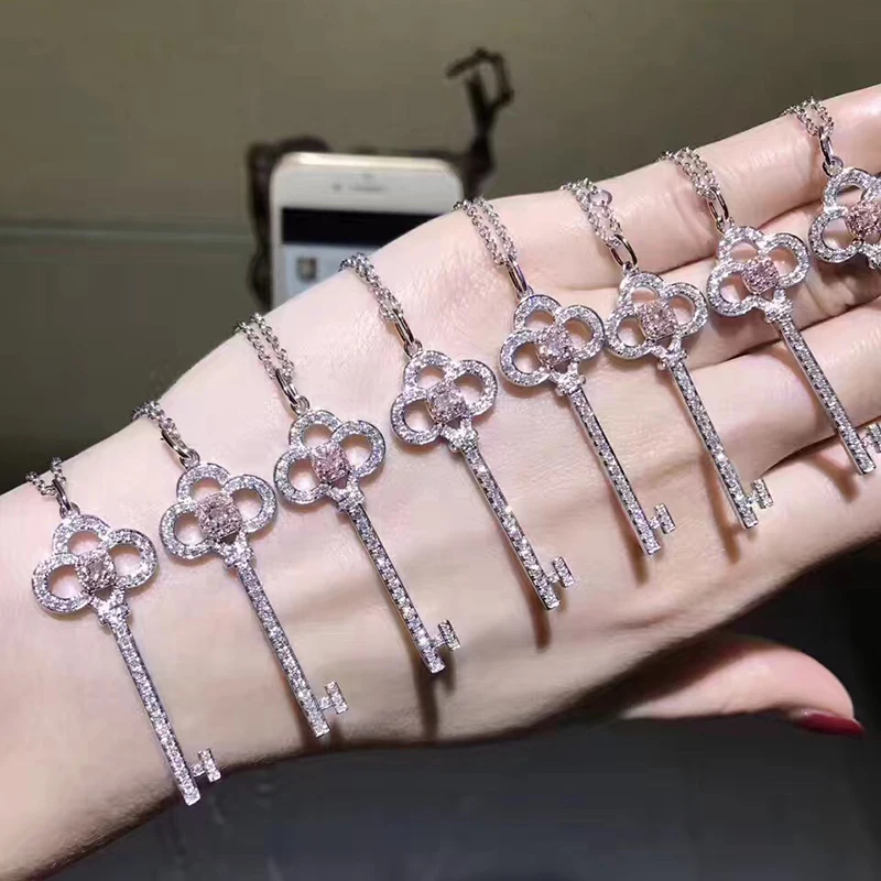 2017 известный бренд 925 Серебряные ювелирные изделия кубический циркон проложить