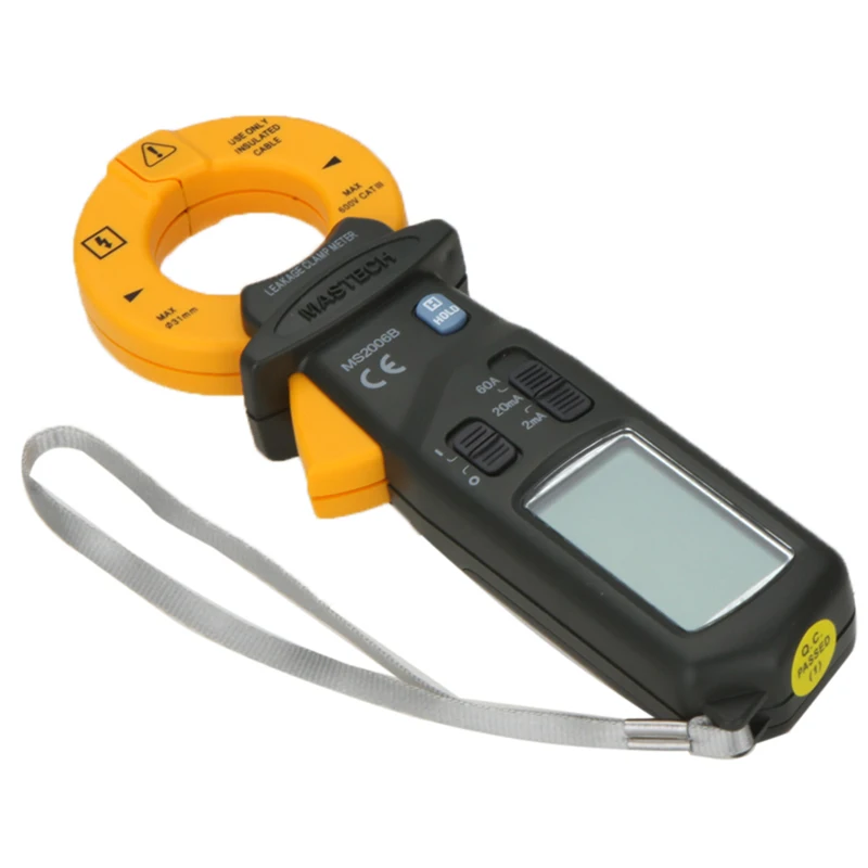 MASTECH MS2006B Высокая чувствительность AC утечки клещи переменного тока детектор, 0.01mA до 60A, 1uA Разрешение