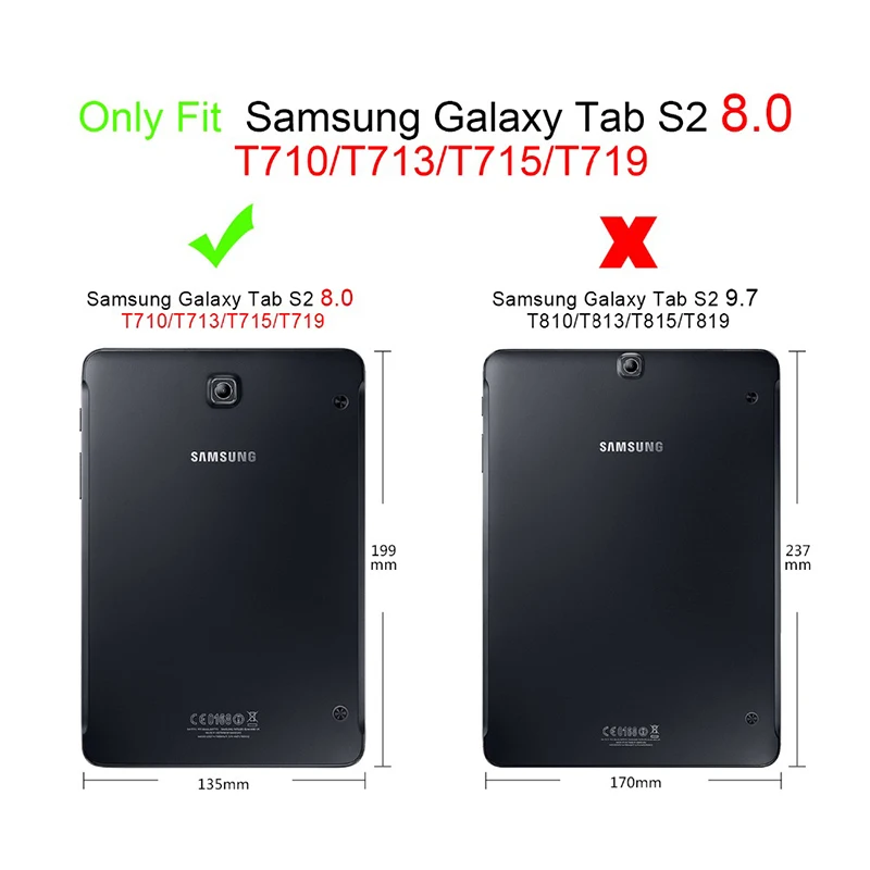 KeFo для samsung galaxy tab s2 8,0 t710 t715 T719 SM-T715 из искусственной кожи чехол для fundas samsung galaxy tab s2 8,0 планшет