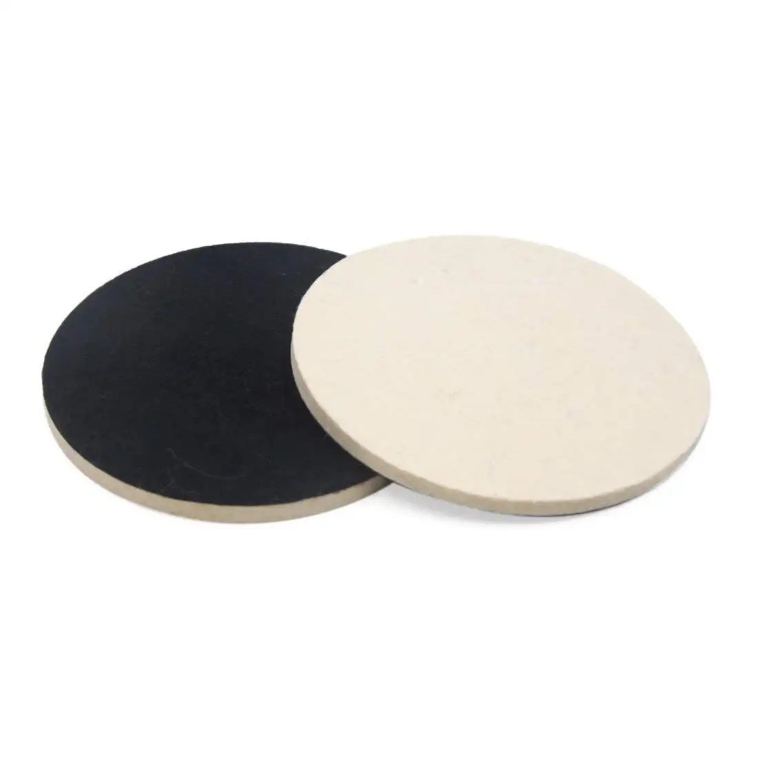 

uxcell 2Pcs 6" Dia 9mm Thickness Felt Car Buffing Polishing Disc Wheel Pad Off White