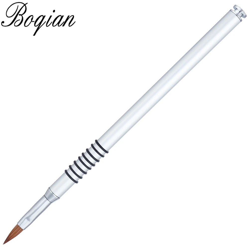 Кисть колонковая BQAN 100% #2 #3 #4 #5 #6 #8 1 шт. кисть для нейл арта акриловая соболиная 3d