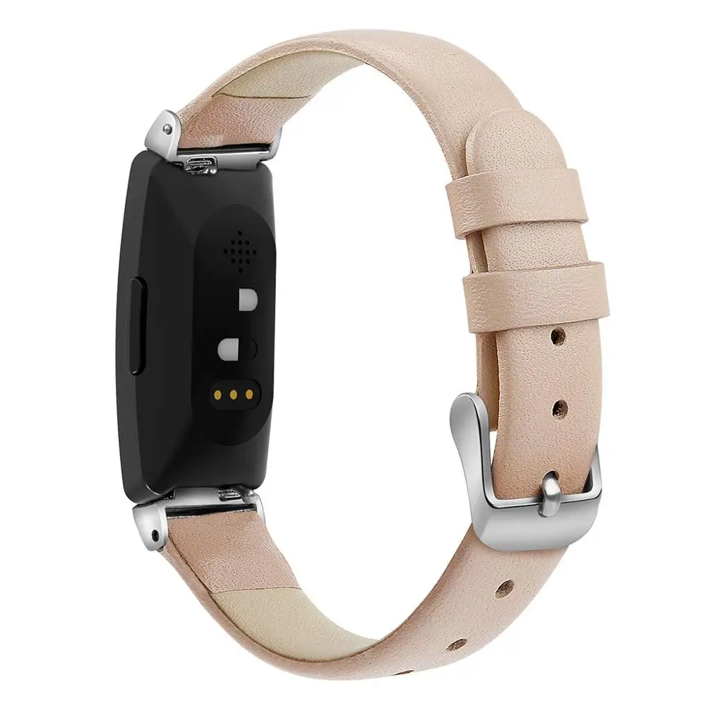 Кожаный сменный ремешок для часов Fitbit Inspire/Inspire HR новинка 2019 тонкий унисекс