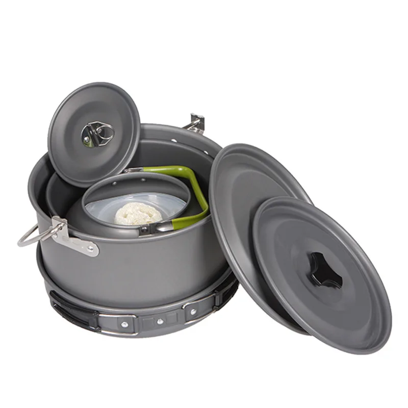 Портативная посуда для кемпинга на 5-7 человек чаша пикника чайник антипригарные