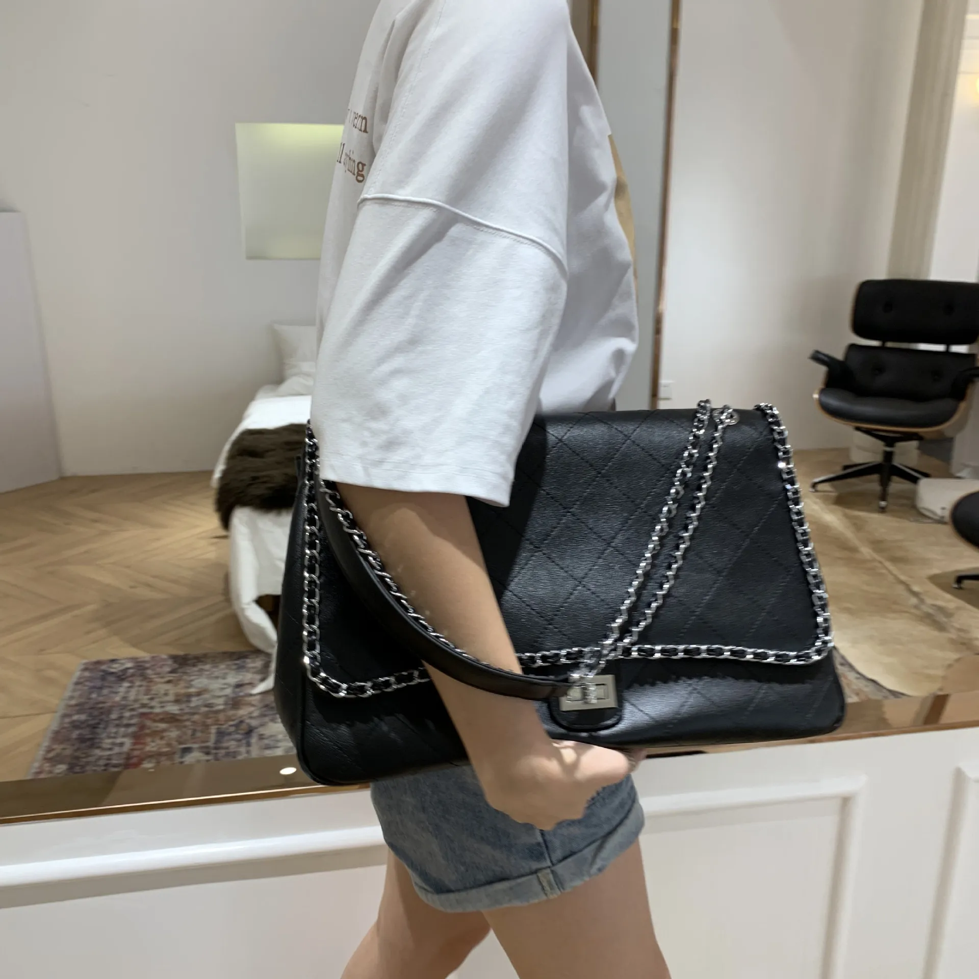 Кошельки и сумки большая Вместительная женская сумка на плечо Pu повседневная