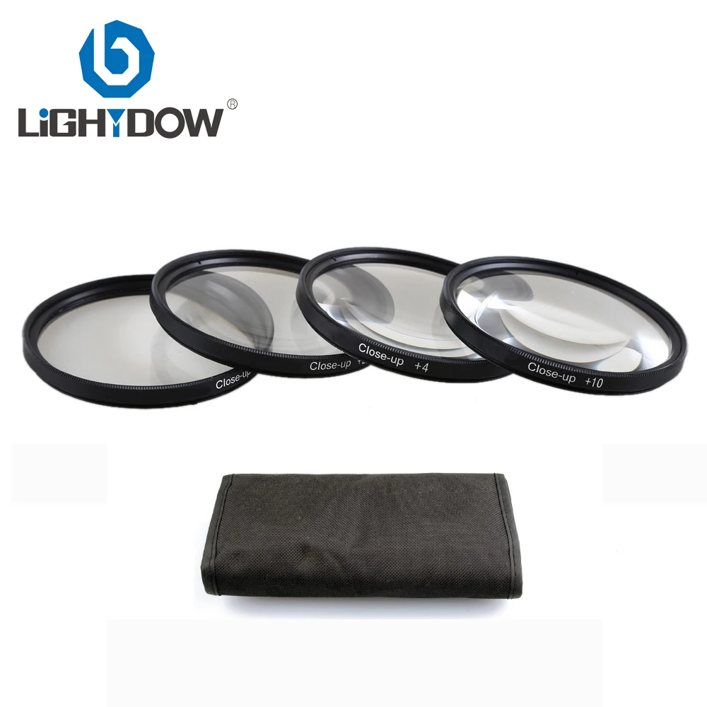 Комплект фильтров для объектива Lightdow 7 в 1 съемки крупным планом + 2 4 10 УФ CPL FLD