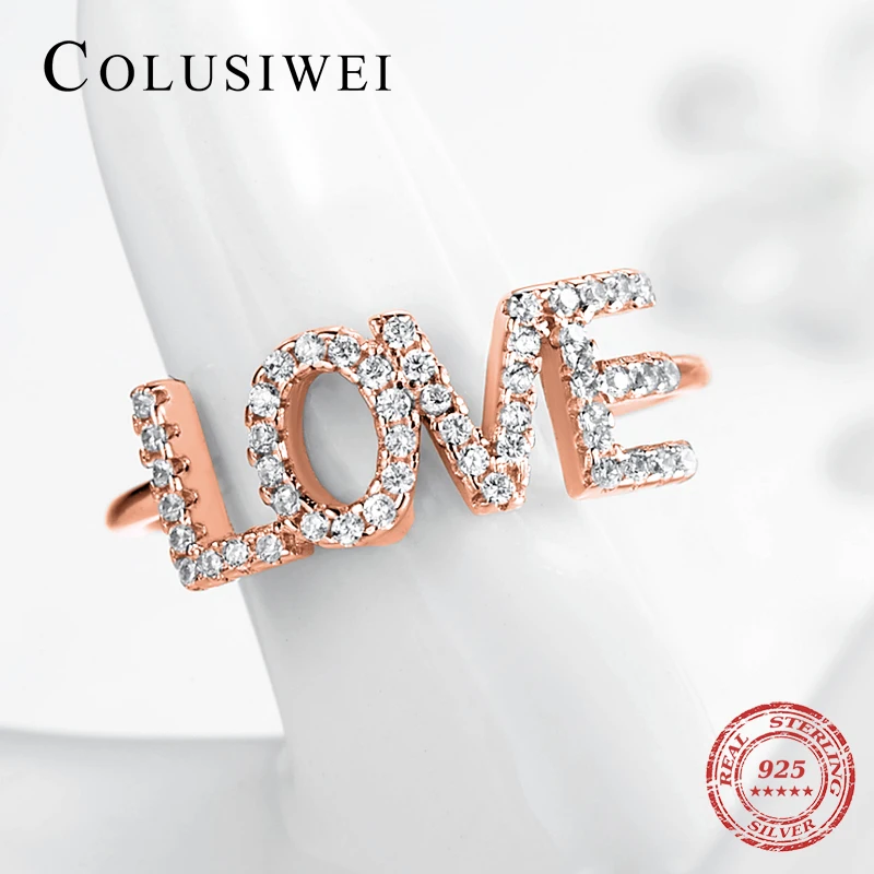 Colusiwei 2019 Новое поступление модных женских сапог кубический циркон с надписью Love