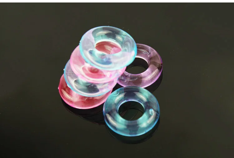 Кольцо для пениса 5 шт. в сумке Силиконовое кольцо с задержкой времени мужской