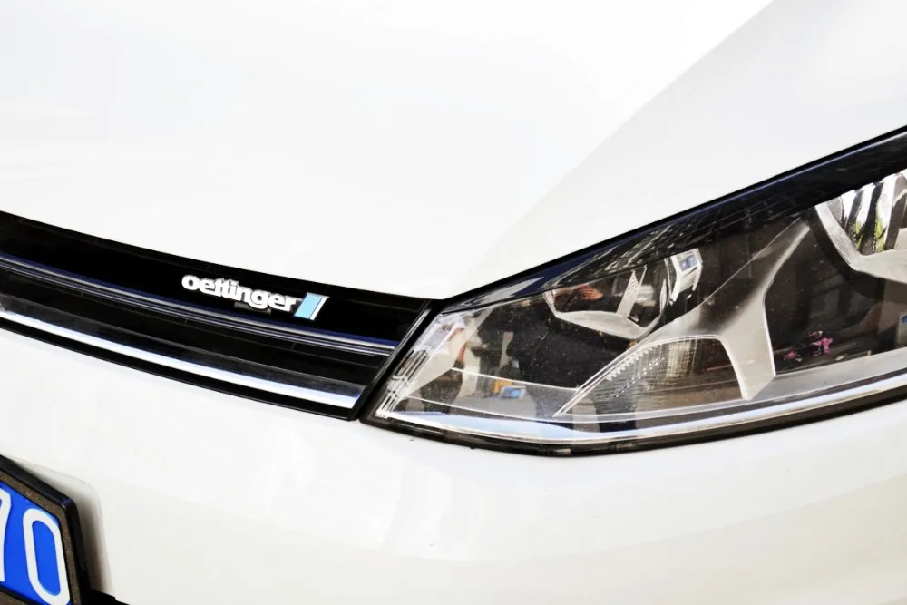 Oettinger решетка флага и Задняя эмблема значок для Volkswagen MK6 MK7 GOLF CC Jetta SCIROCCO POLO Tiguan R20 R36
