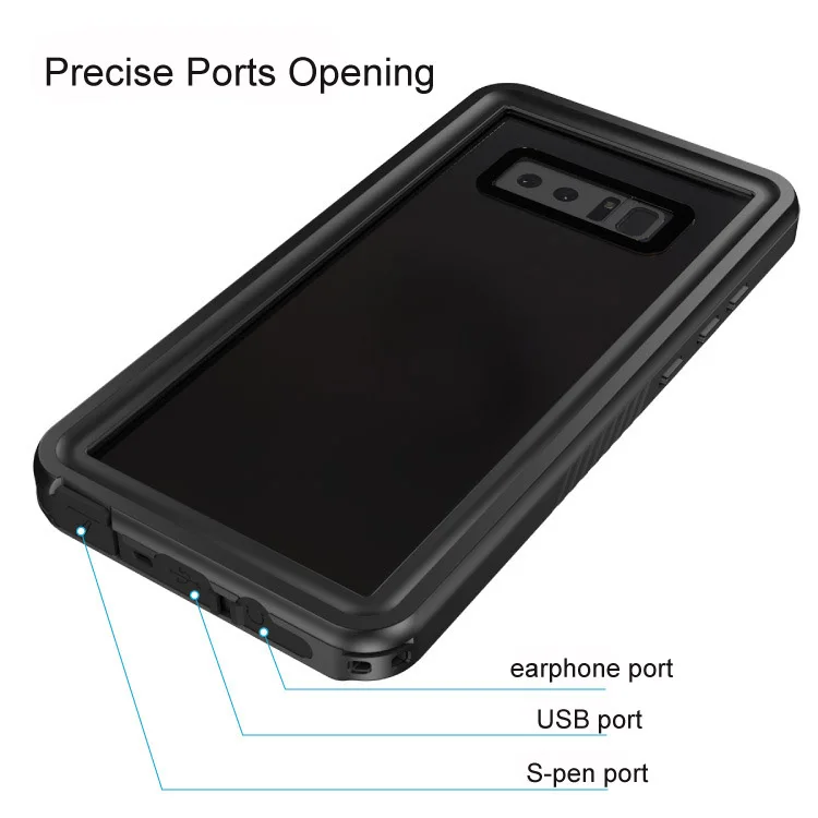 Водонепроницаемый чехол для Samsung Galaxy Note 8 Note8 ударопрочный наружный защитный