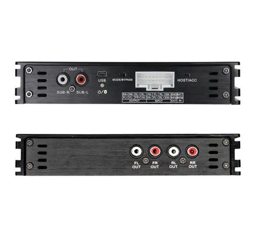 

Puzu pz-c7 DSP 4 channel amplifier 8 segment EQ floating point tuning support mobile phone Bluetooth player