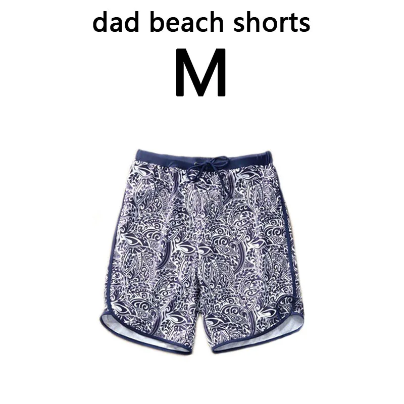 dad size M Летние женские купальники для девочек; купальники для мамы и дочки; комплект бикини для мамы и дочки; Одинаковая одежда для семьи; пляжные шорты для мужчин и мальчиков - Цвет: dad size M