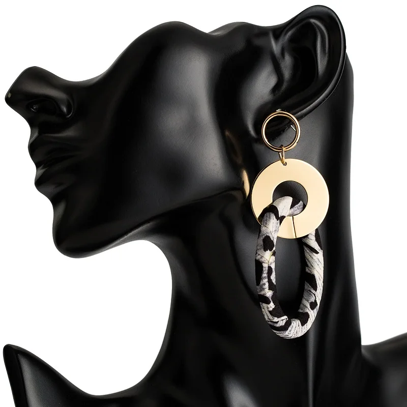 Find Me 2019 новые брендовые Модные Винтажные большие круглые Висячие серьги для