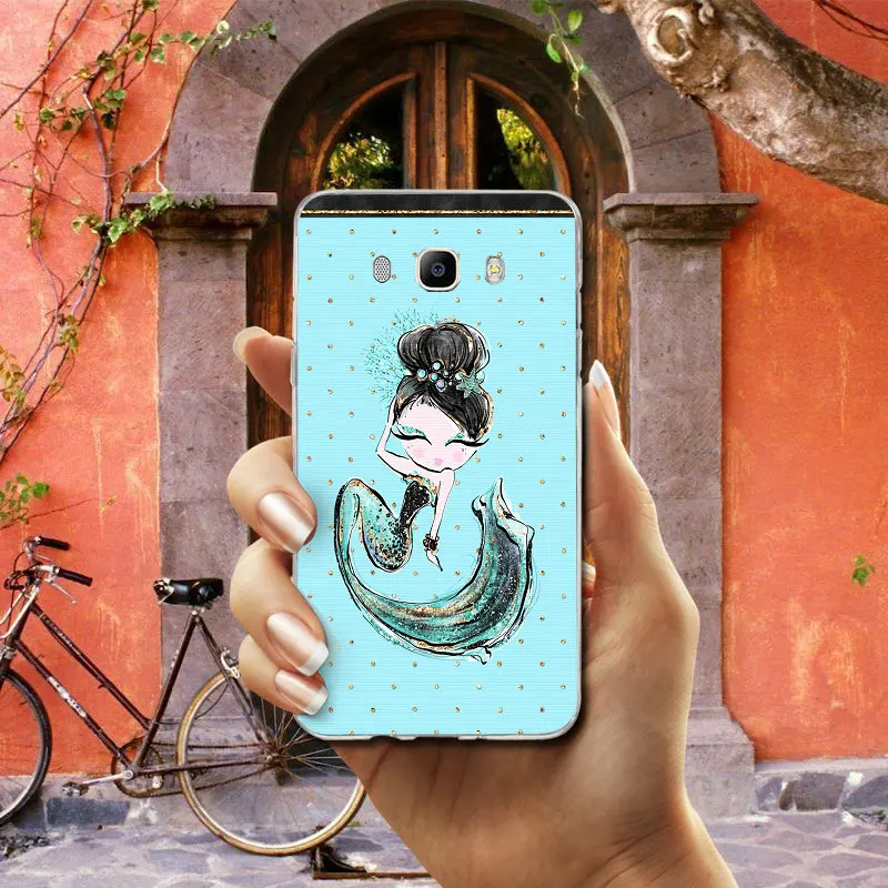 For Samsung Galaxy A3 A5 A7 J1 J2 J3 J4 J6 J5 J7 J8 2016 2017 2018 Coque Shell Soft TPU Cover Beautiful Pirate Girl Digital Art | Мобильные