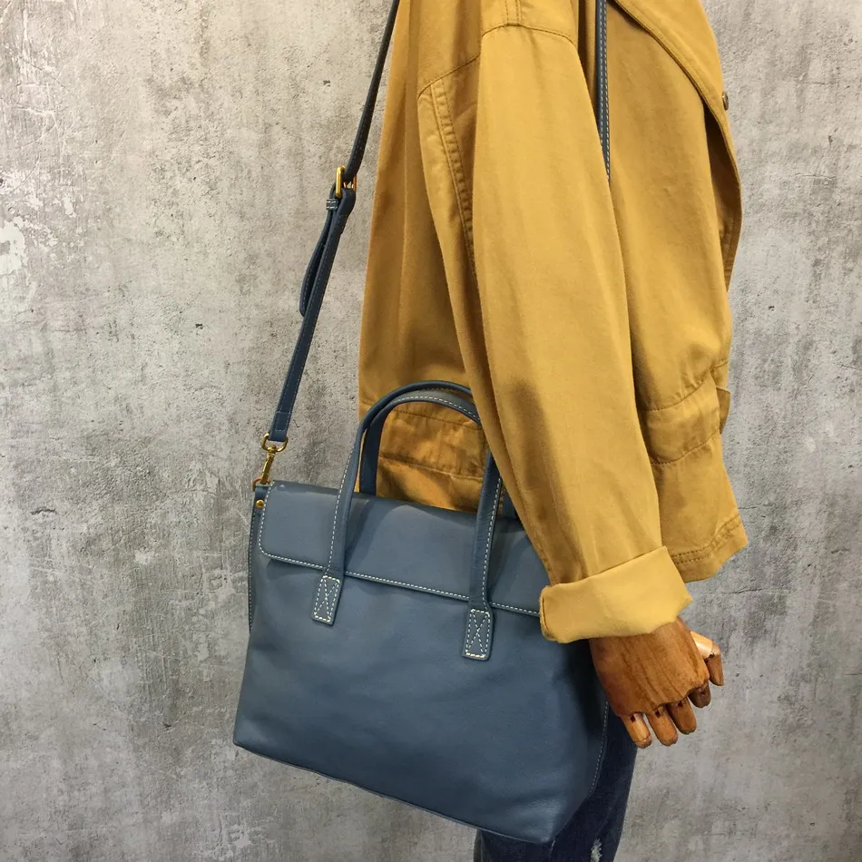 Новинка, модная женская сумка, Повседневная сумка для путешествий, натуральная кожа, литературный портфель, простая сумка через плечо