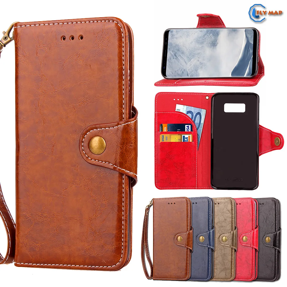 Case For Samsung Galaxy S8 S 8 8S G950F G950FD Wallet Flip Phone PU Leather Capa Cover SM-G950F SM-G950FD G 950F 950FD Coque Box | Мобильные