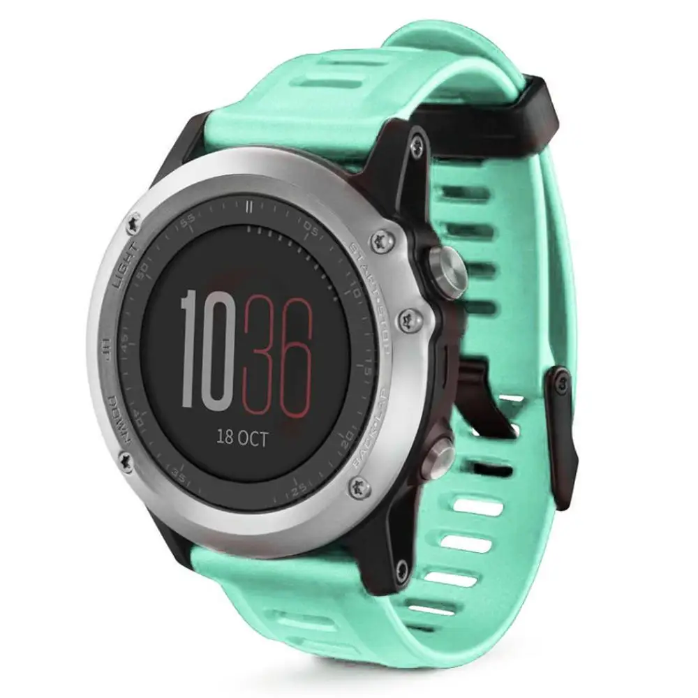 New26 мм ширина ремешок для часов Garmin Fenix 3 ремешок с инструментами Спорт на открытом воздухе силиконовый ремешок для часов Garmin Fenix 3HR/Fenix 5X Plus