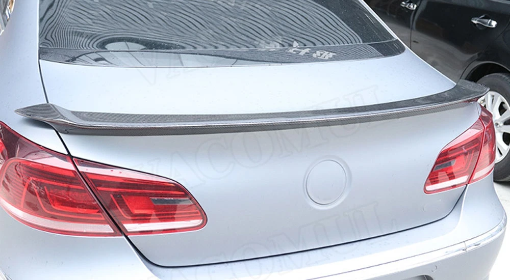 Задний спойлер из углеродного волокна для Volkswagen VW Passat CC Sandard 2009- отделка багажника Наклейка внешняя отделка