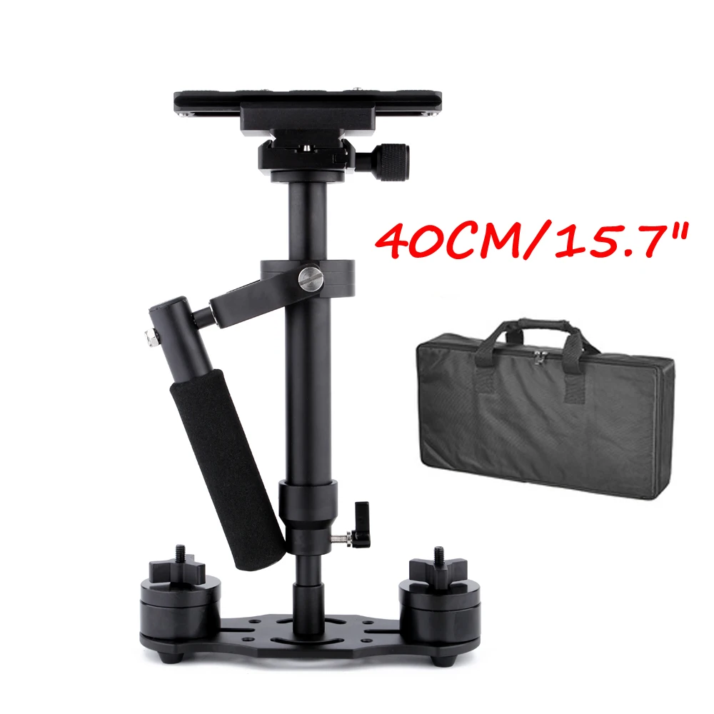 40 см/15 7 ''Steadycam S40 Steadicam нагрузка 1 3 кг Ручной Стабилизатор + сумка для