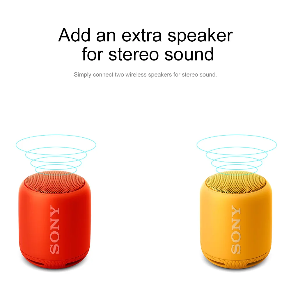 Sony SRS-XB10 Мини Bluetooth динамик беспроводной портативный динамик s сабвуфер NFC глубокий бас IPX5 Водонепроницаемый caixa де сом