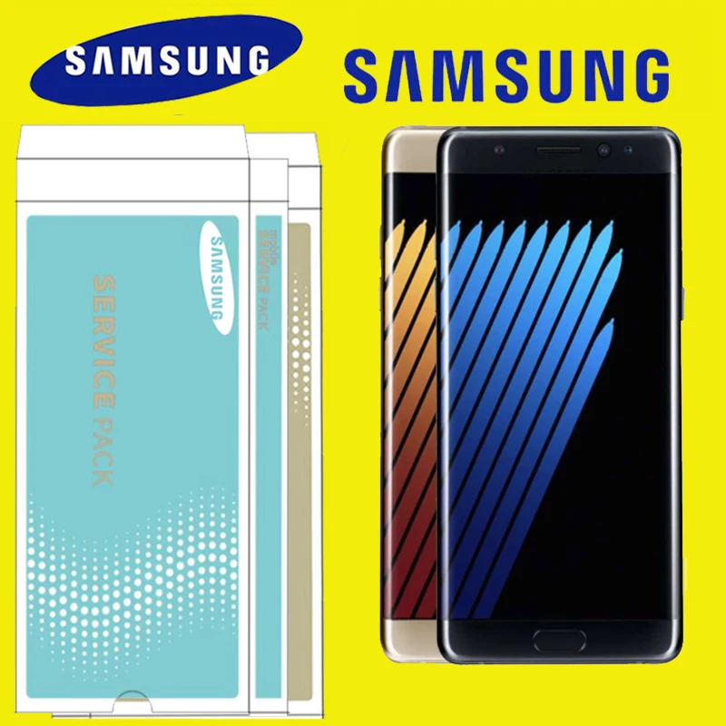 Оригинальный ЖК дисплей 5 7 ''для SAMSUNG Galaxy Note Fan Edition FE Note7 N930F N930G сенсорный экран