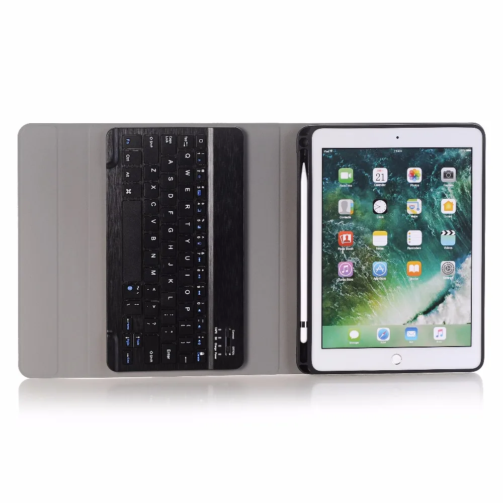 Наклейки на клавиатуру для iPad Pro 9,7 A1893 A1954 A1822 A1823 Air 1 2 Bluetooth клавиатура карандашница& смарт-чехол