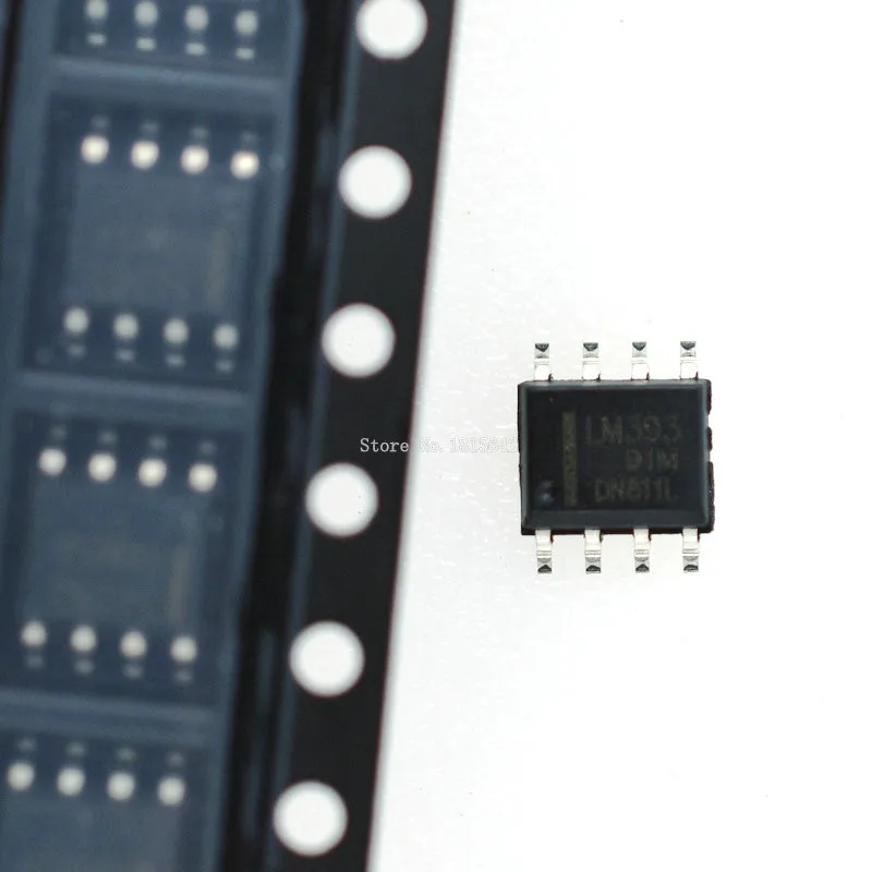 10 шт. LM393 LM393DR LM393D SMD усилитель SOIC8 SOP-8 Новый IC | Электронные компоненты и