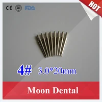 1000 pieceslot 4 3 020mm dental clinic medium mold supplies dental brass dowel pins suitable for 1 85mm tungsten steel drills