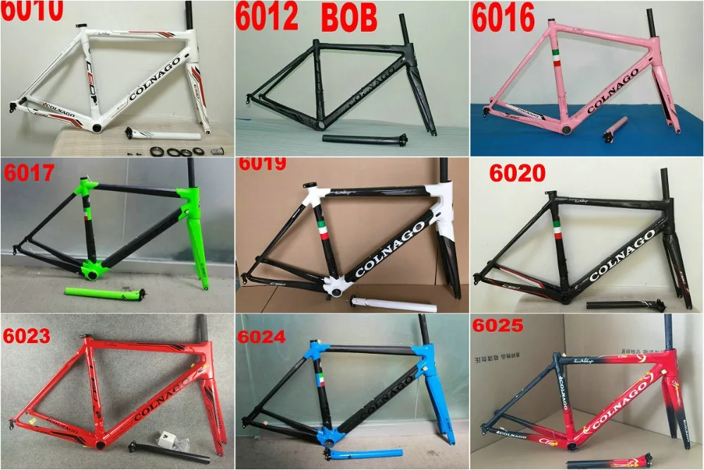C60 PLAN Frameset Серый Colnago углеродный Дорожный полный велосипед с комплектом для продажи углеродная 50 мм Колесная пара