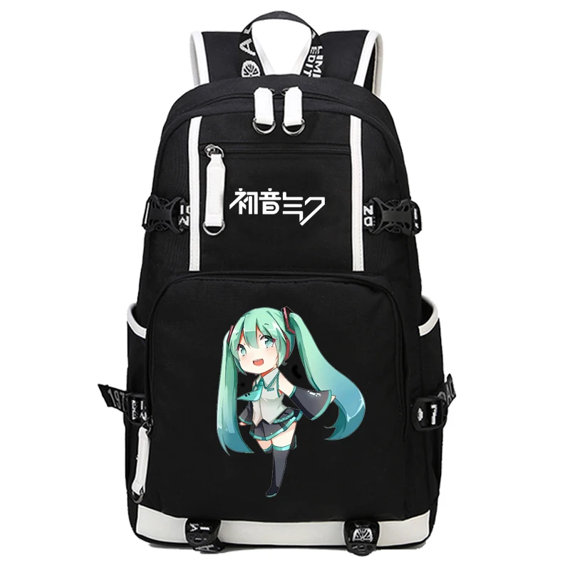 Аниме VOCALOID Hatsune рюкзак с Miku Scholl сумки для книг сумка для работы и отдыха модная сумка на плечо для ноутбука подарок - Цвет: K