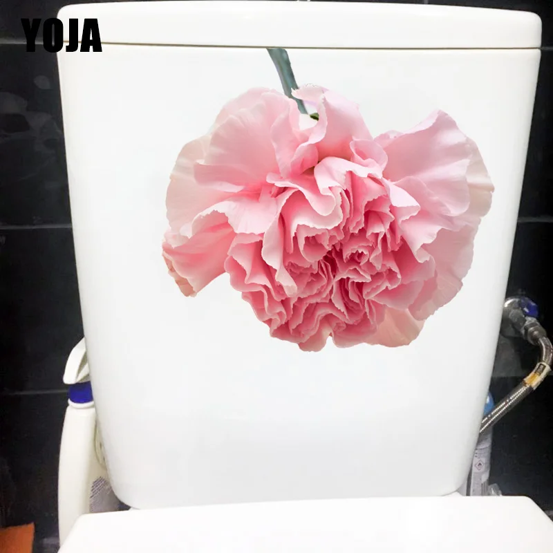 

YOJA x 20 см, розовый цветок, гостиная, Настенный декор, наклейка, свежее растение, туалетная лампа