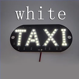 white 1pc LED Taxi Panel carlight Signal Light Windscreen Cab indicator inside Lamp Windshield Lamp 12V - Цвет: white