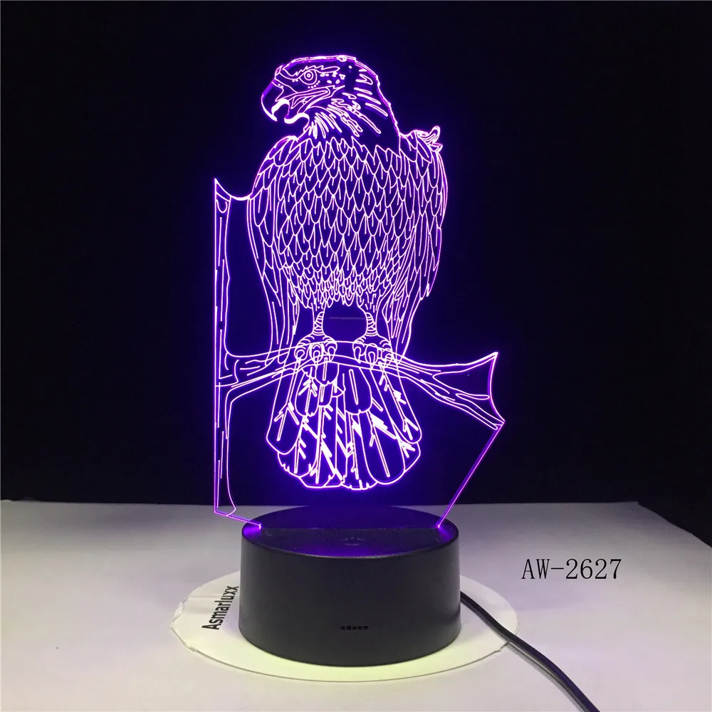 Польский Орел Тысячелетнего Сокола польский герб Polska 3D Оптическая иллюзия USB