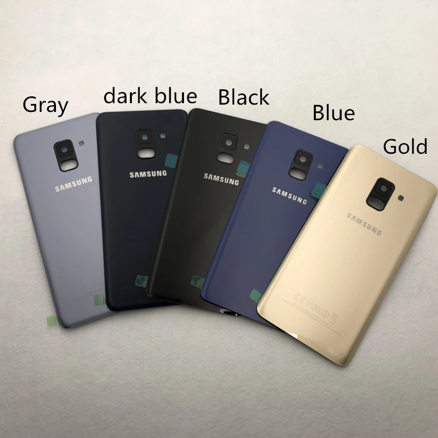 Стеклянная задняя крышка для Samsung Galaxy A8 2018 A530 чехол объектива камеры + водостойкая