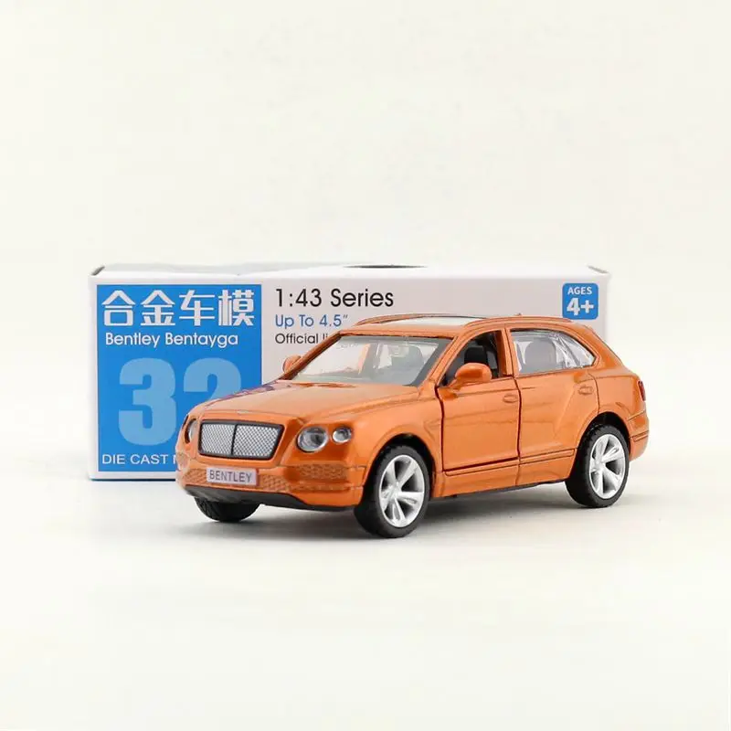 Масштаб 1:45/литая Игрушечная модель/внедорожник Bentley Bentayga/спортивный гоночный