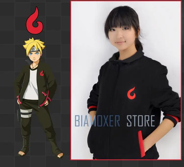 Аниме Наруто Узумаки боруто флисовые Косплей Костюм Boruto Повседневная Толстовка