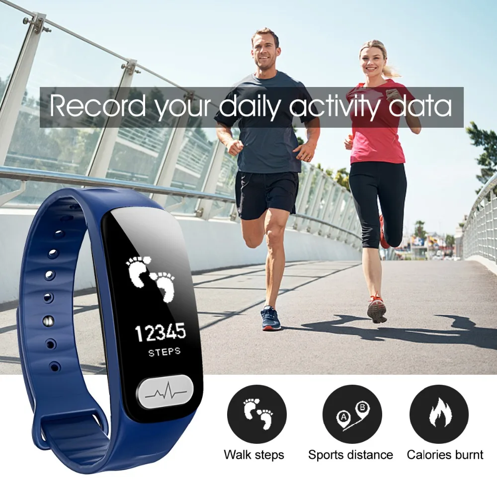 WQ R11 ЭКГ умный Браслет + PPG монитор крови Давление измерения Фитнес браслет вызова