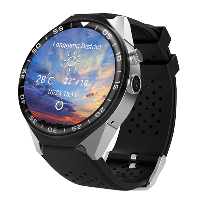 Pewant S99C Android 5 1 OS 39 &quotумные часы MTK6580 ГБ ОЗУ 16 Гб ПЗУ 0 МП камера Smartwatch Поддержка 3G WIFI